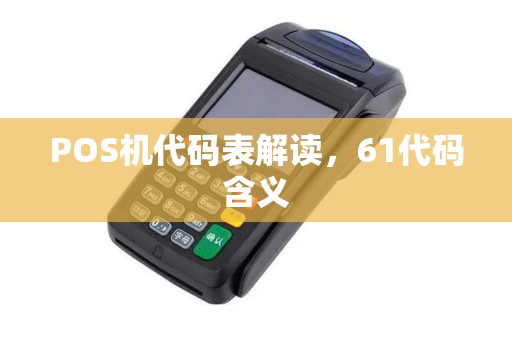 POS机代码表解读，61代码含义