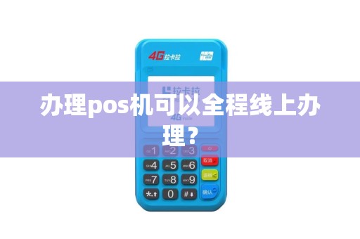 办理pos机可以全程线上办理？