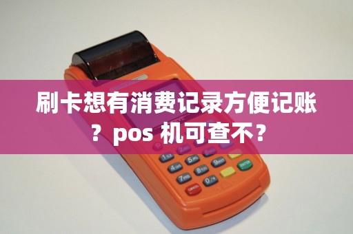 刷卡想有消费记录方便记账？pos 机可查不？