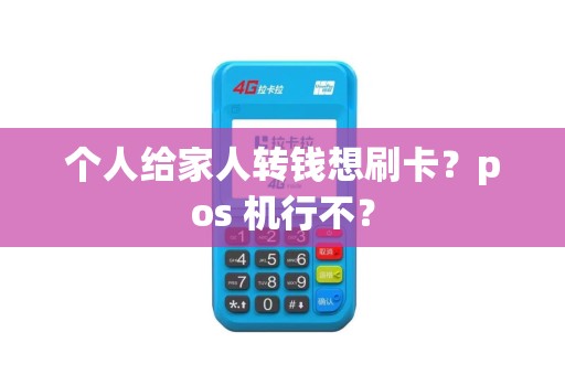 个人给家人转钱想刷卡？pos 机行不？