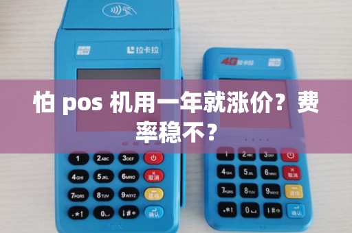 怕 pos 机用一年就涨价？费率稳不？