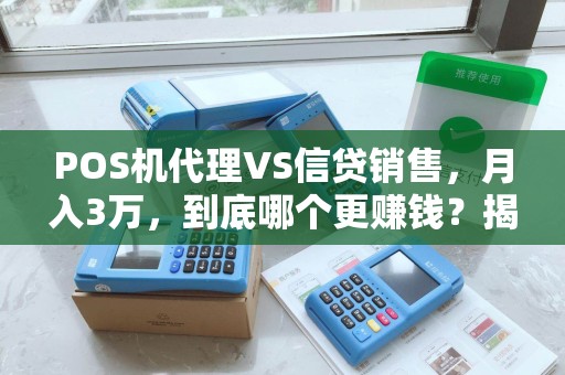 POS机代理VS信贷销售，月入3万，到底哪个更赚钱？揭秘行业内幕！