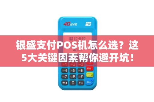 银盛支付POS机怎么选？这5大关键因素帮你避开坑！