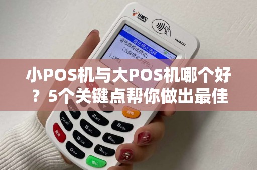 小POS机与大POS机哪个好？5个关键点帮你做出最佳选择！
