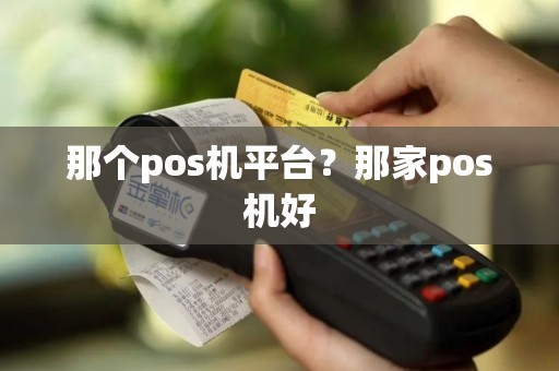 那个pos机平台？那家pos机好