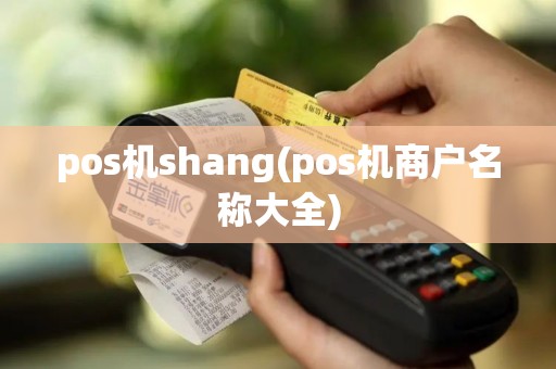 pos机shang(pos机商户名称大全)