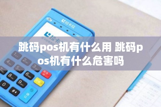 跳码pos机有什么用 跳码pos机有什么危害吗