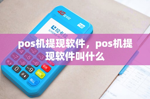 pos机提现软件，pos机提现软件叫什么