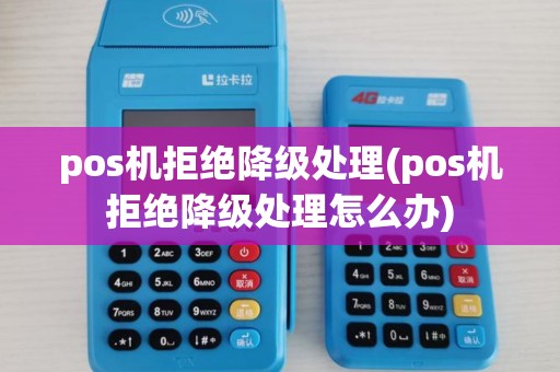 pos机拒绝降级处理(pos机拒绝降级处理怎么办)