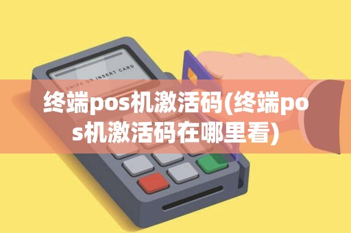 终端pos机激活码(终端pos机激活码在哪里看)