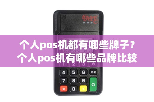 个人pos机都有哪些牌子？个人pos机有哪些品牌比较安全
