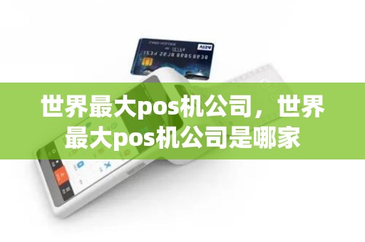 世界最大pos机公司，世界最大pos机公司是哪家