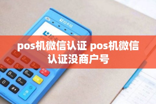 pos机微信认证 pos机微信认证没商户号