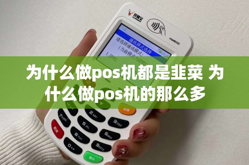 为什么做pos机都是韭菜 为什么做pos机的那么多