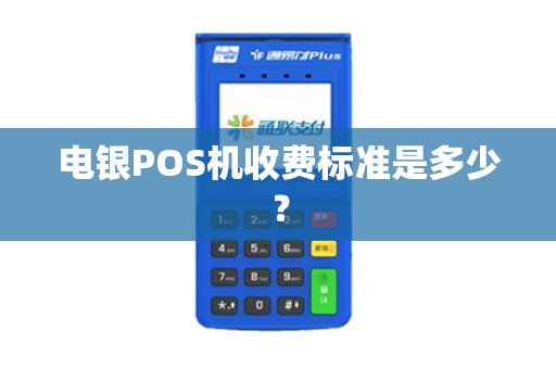 电银POS机收费标准是多少？