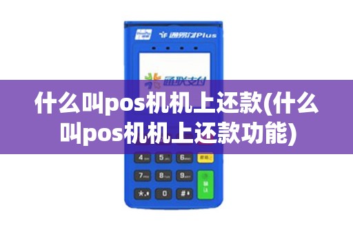 什么叫pos机机上还款(什么叫pos机机上还款功能)