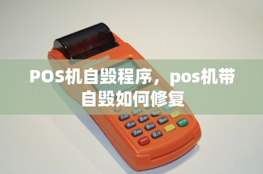 POS机自毁程序，pos机带自毁如何修复