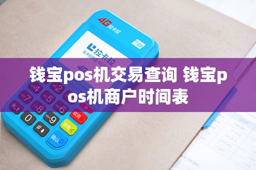 钱宝pos机交易查询 钱宝pos机商户时间表