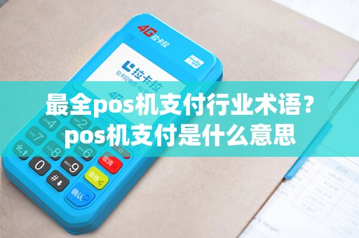 最全pos机支付行业术语？pos机支付是什么意思