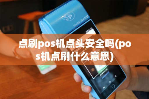 点刷pos机点头安全吗(pos机点刷什么意思)