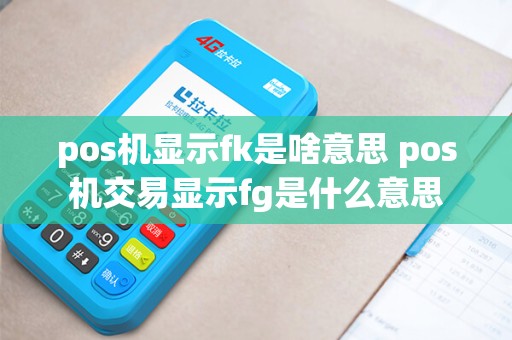 pos机显示fk是啥意思 pos机交易显示fg是什么意思