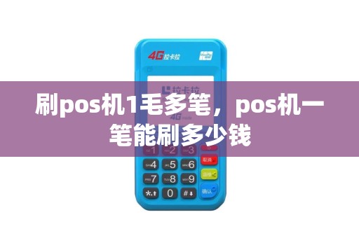 刷pos机1毛多笔，pos机一笔能刷多少钱