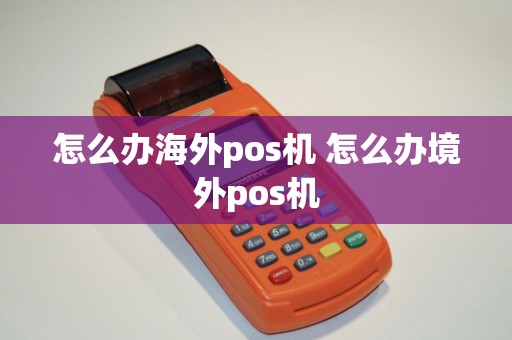 怎么办海外pos机 怎么办境外pos机