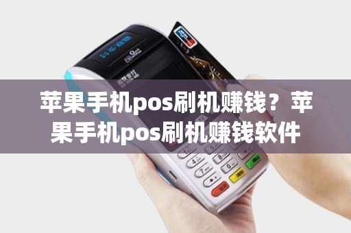 苹果手机pos刷机赚钱？苹果手机pos刷机赚钱软件