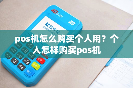 pos机怎么购买个人用？个人怎样购买pos机