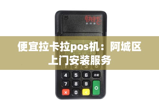便宜拉卡拉pos机：阿城区上门安装服务