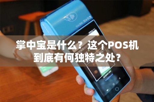 掌中宝是什么？这个POS机到底有何独特之处？