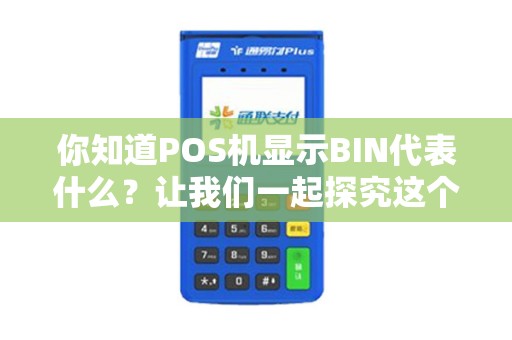 你知道POS机显示BIN代表什么？让我们一起探究这个神秘的数字！