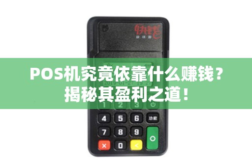 POS机究竟依靠什么赚钱？揭秘其盈利之道！