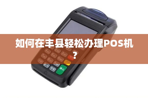 如何在丰县轻松办理POS机？