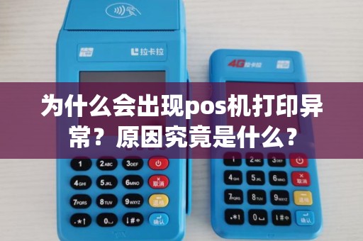 为什么会出现pos机打印异常？原因究竟是什么？