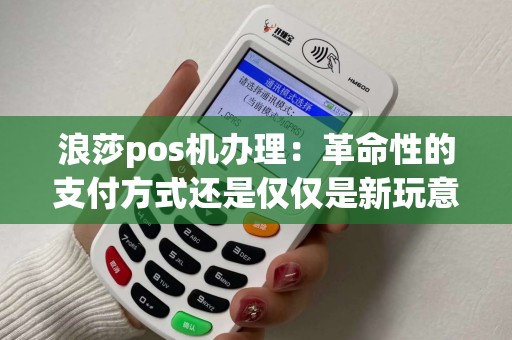 浪莎pos机办理：革命性的支付方式还是仅仅是新玩意？