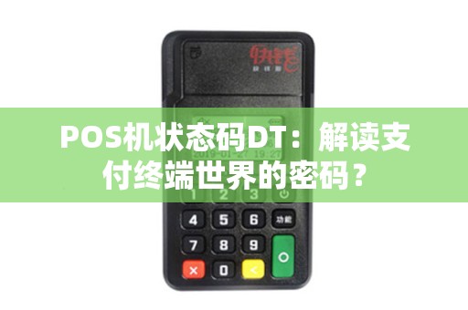 POS机状态码DT：解读支付终端世界的密码？