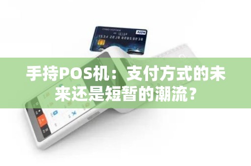手持POS机：支付方式的未来还是短暂的潮流？