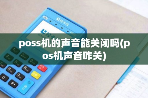 poss机的声音能关闭吗(pos机声音咋关)