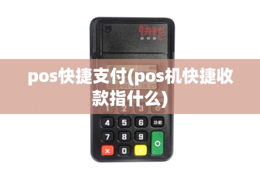 pos快捷支付(pos机快捷收款指什么)