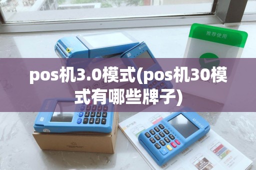 pos机3.0模式(pos机30模式有哪些牌子)
