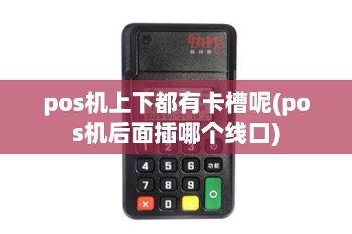 pos机上下都有卡槽呢(pos机后面插哪个线口)