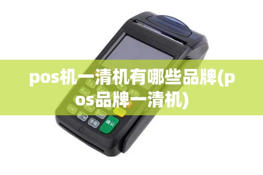 pos机一清机有哪些品牌(pos品牌一清机)