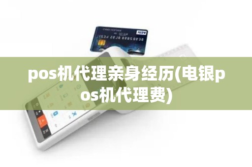 pos机代理亲身经历(电银pos机代理费)