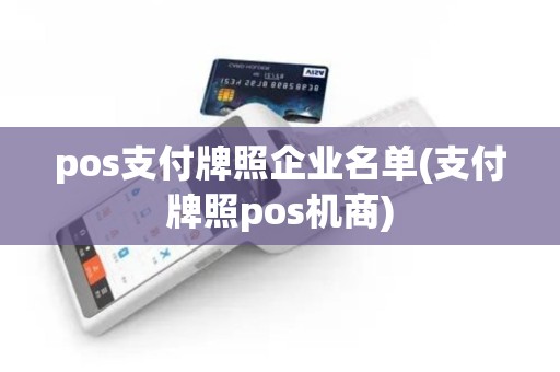 pos支付牌照企业名单(支付牌照pos机商)