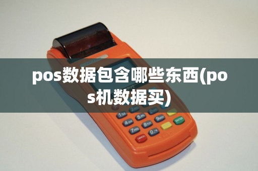 pos数据包含哪些东西(pos机数据买)