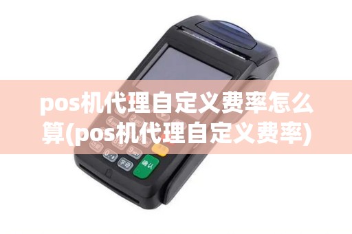 pos机代理自定义费率怎么算(pos机代理自定义费率)