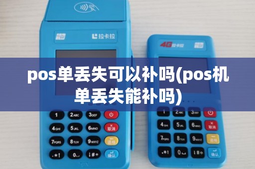 pos单丢失可以补吗(pos机单丢失能补吗)