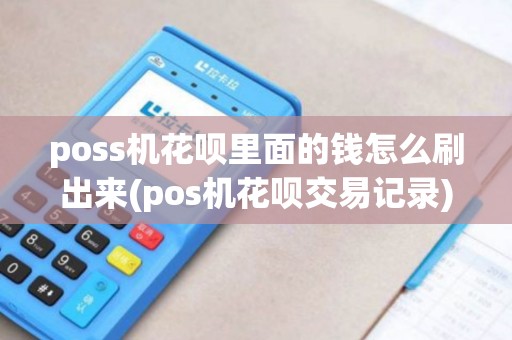 poss机花呗里面的钱怎么刷出来(pos机花呗交易记录)