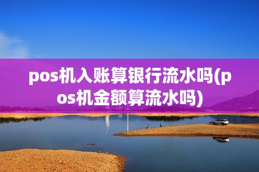 pos机入账算银行流水吗(pos机金额算流水吗)